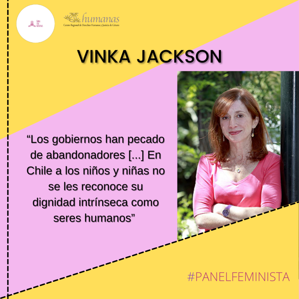 Vinka Jackson: “En Chile a los niños y niñas no se les reconoce su dignidad intrínseca como seres humanos”