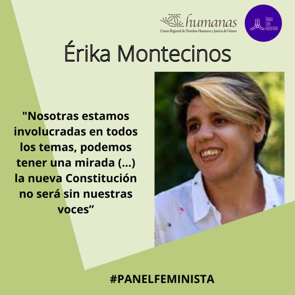 Erika Montecinos: “la nueva Constitución no será sin nuestras voces”