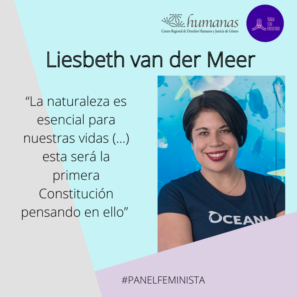 Liesbeth van der Meer, directora ejecutiva de Oceana: “La naturaleza es esencial para nuestras vidas (...) esta será la primera Constitución pensando en ello”