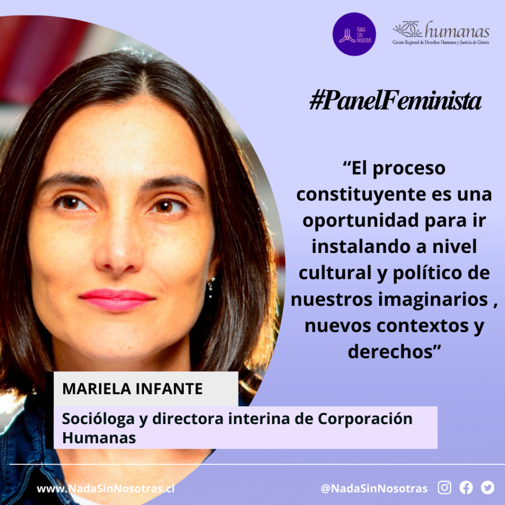 Mariela Infante: “El proceso constituyente es una oportunidad para ir instalando a nivel cultural y político de nuestros imaginarios , nuevos contextos y derechos”