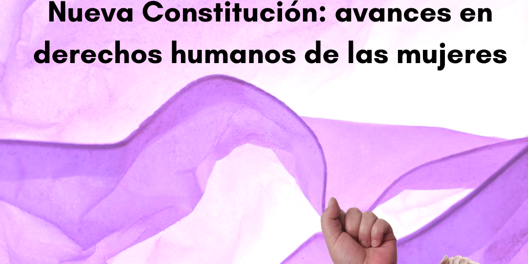 Nueva Constitución avances en derechos humanos de las mujeresAñadir un subtítulo